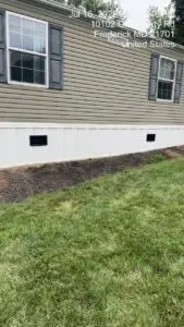 Mobile Home Skirting Reinforcement in Ocean View