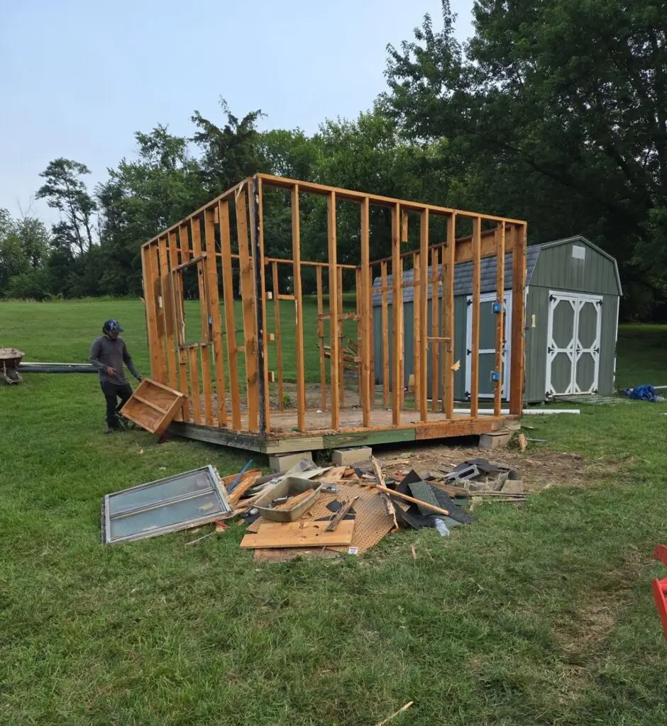 Shed Demolition and Removal in Georgetown